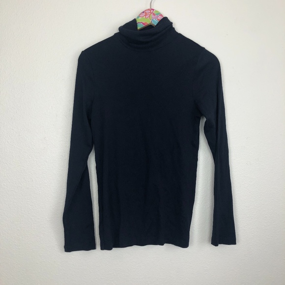 J. Crew Tops - Navy J. Crew turtleneck size L // 1259